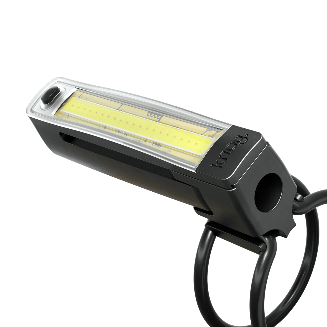 KNOG PLUS FRONT Lampa przednia 40 lumenów czarna