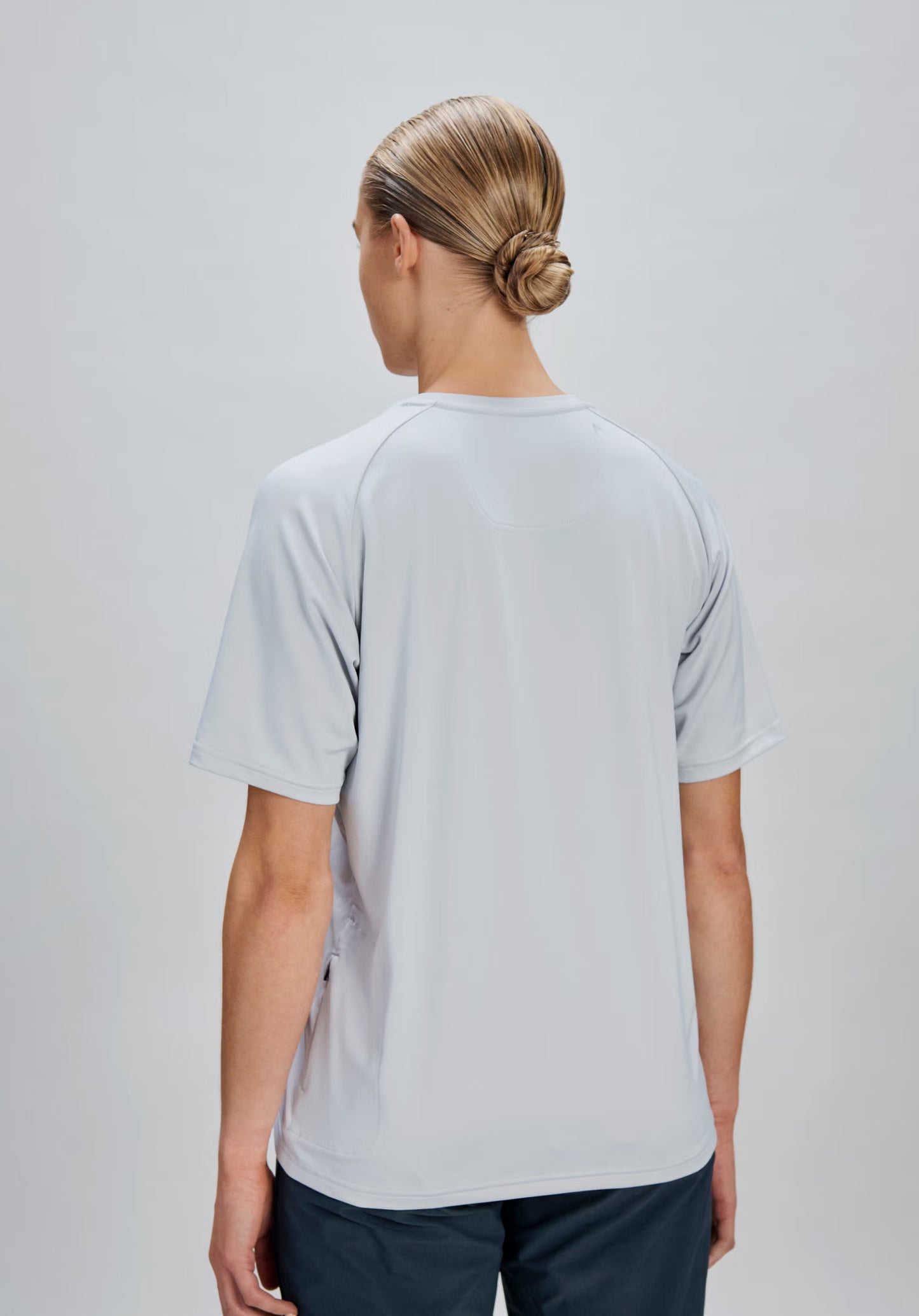 Damska koszulka z krótkim rękawem POC REFORM ENDURO jasnoszara