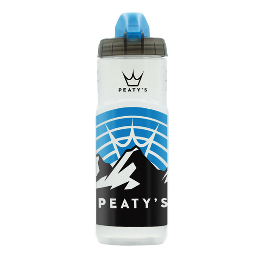 PEATY'S X FIDLOCK Sunrise Bottle and Bottle Holder Kit (600ml) Transparent