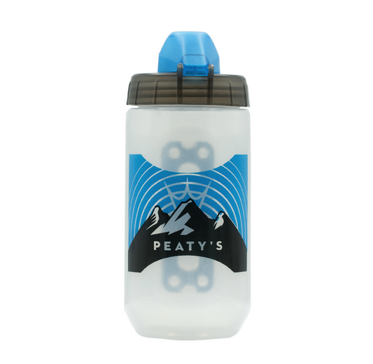 PEATY'S X FIDLOCK Sunrise Bottle and Bottle Holder Kit (450ml) Transparent