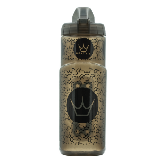 PEATY'S X FIDLOCK Logo Bottle and Bottle Holder Kit (600ml) Smoked