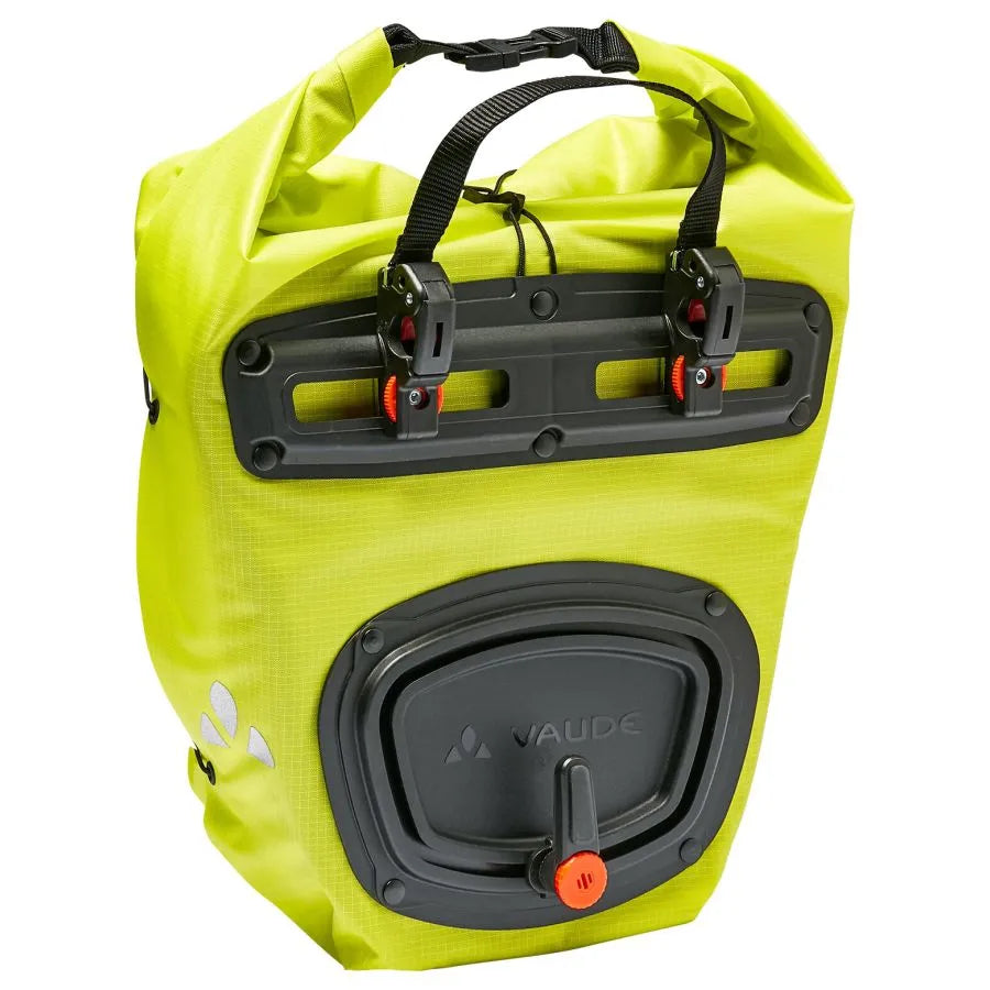 Para toreb bagażowych VAUDE AQUA FRONT LIGHT Luggage Carrier Bag 22 L Yellow