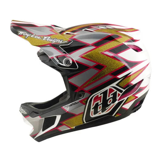 Kask MTB TROY LEE DESIGNS D4 COMPOSITE MIPS FLUSH Czarno-Złoty