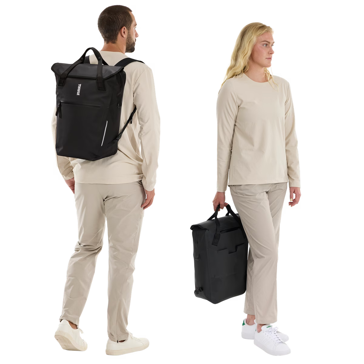 Para toreb bagażowych THULE SHIELD z plecakiem zamykanym na zamek 22 l czarny