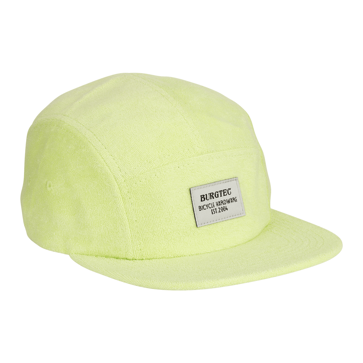 Czapka z daszkiem BURGTEC ARCADE FIVE PANEL, zielona