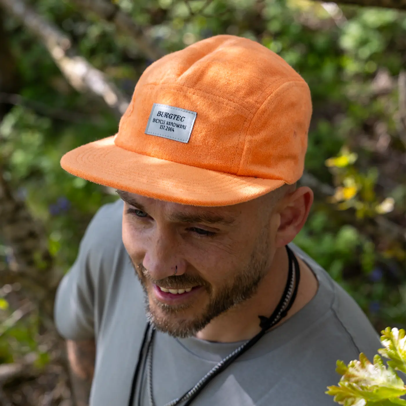 BURGTEC ARCADE FIVE PANEL Cap, Orange