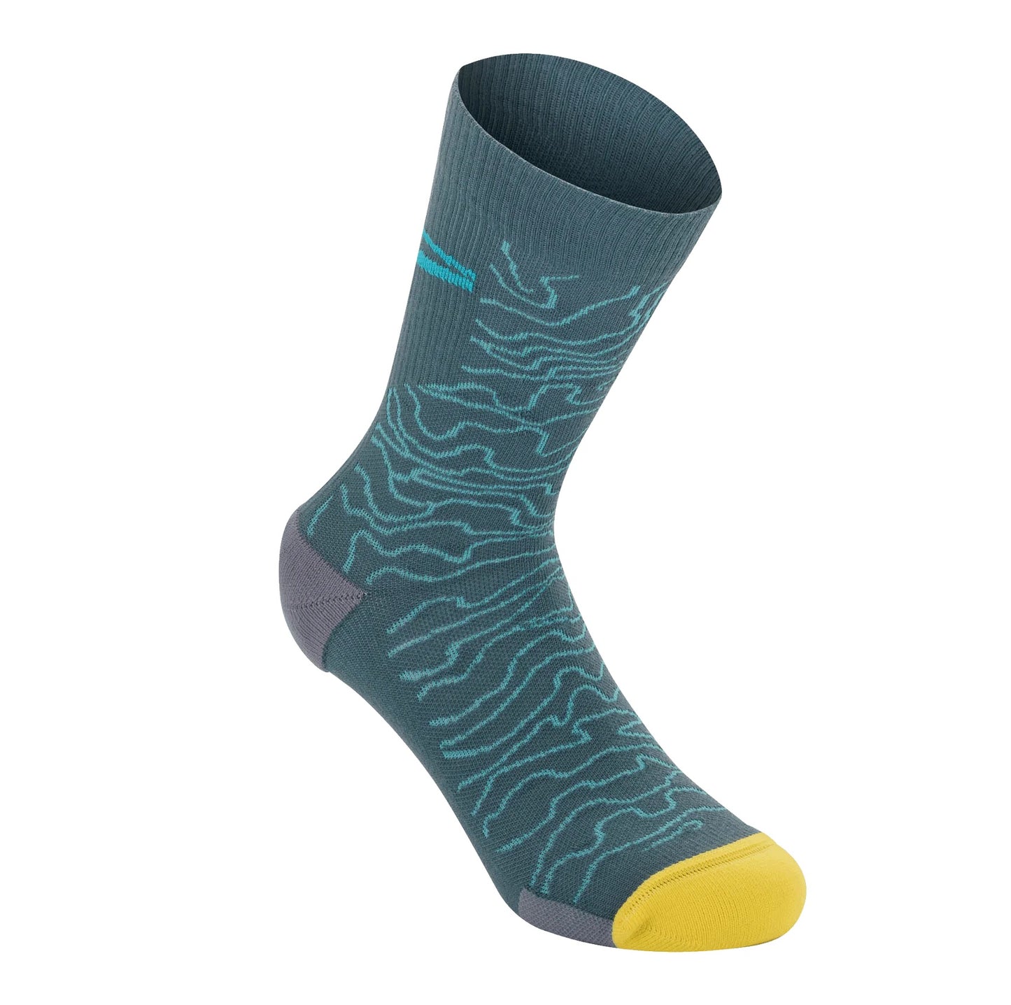 Skarpety ALPINESTARS DROP 15 zielony/niebieski