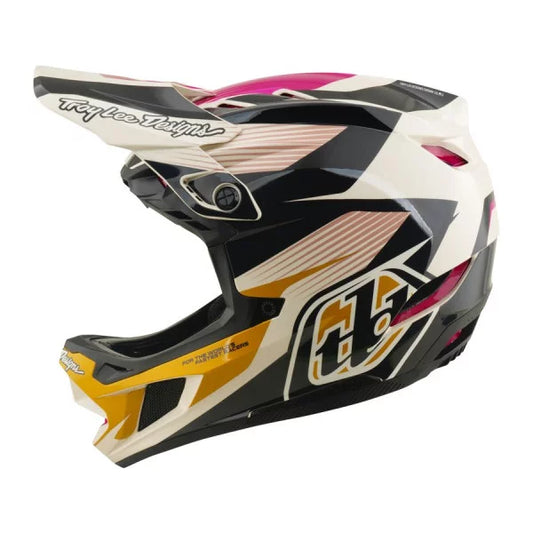 Kask MTB TROY LEE DESIGNS D4 POLYACRYLITE MIPS TURBO ACID Fuschia