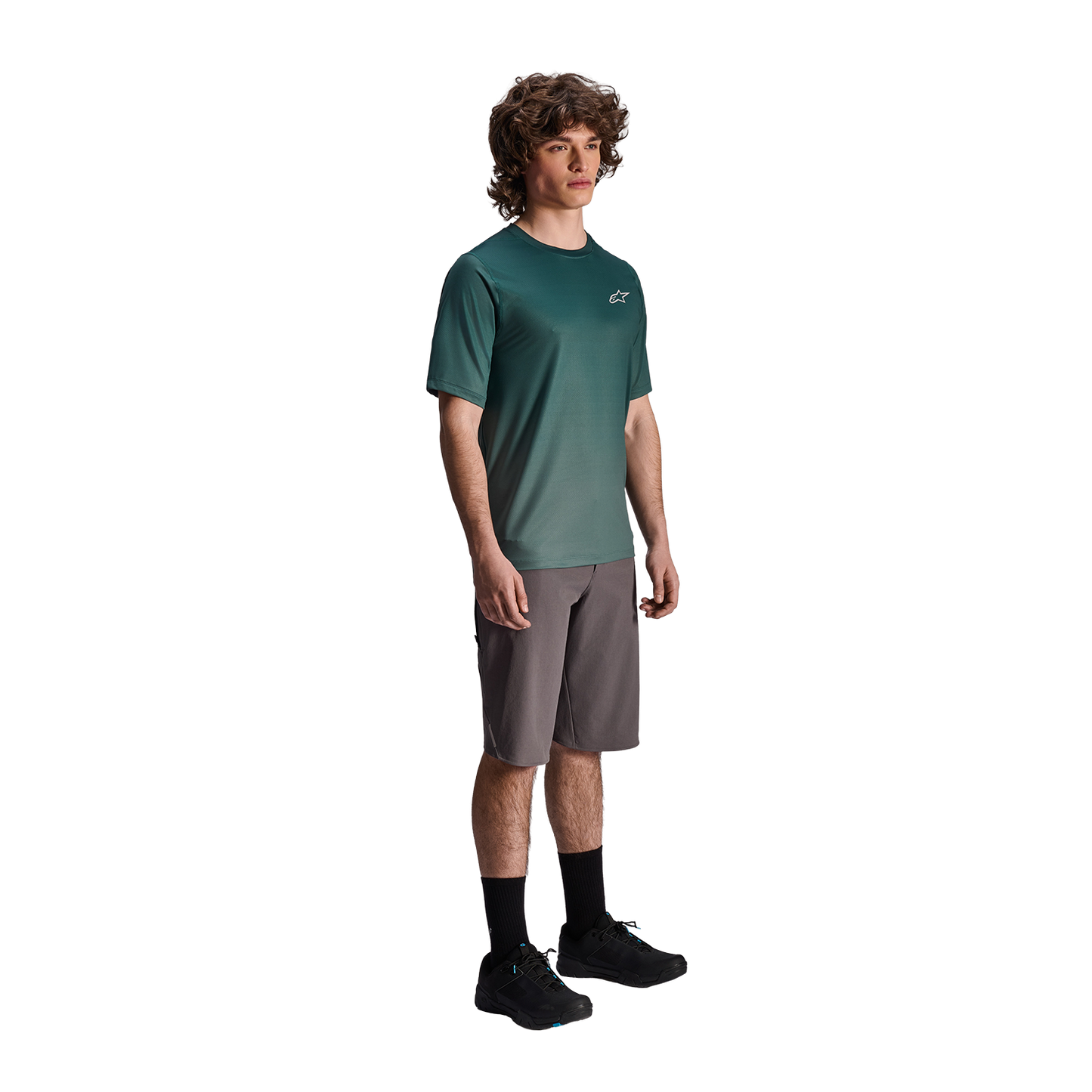 Koszulka z krótkim rękawem ALPINESTARS A-DURA RISE Green