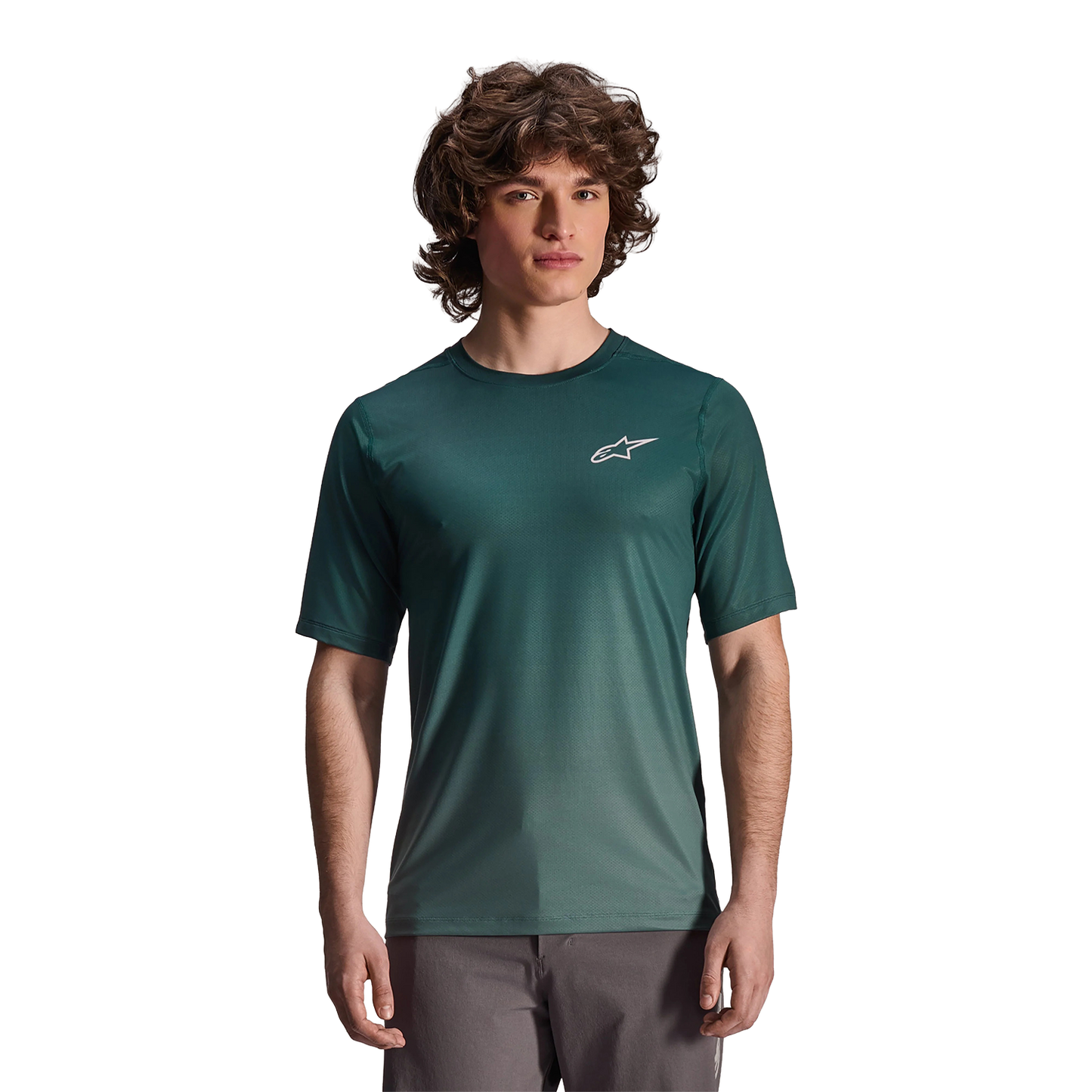 Koszulka z krótkim rękawem ALPINESTARS A-DURA RISE Green