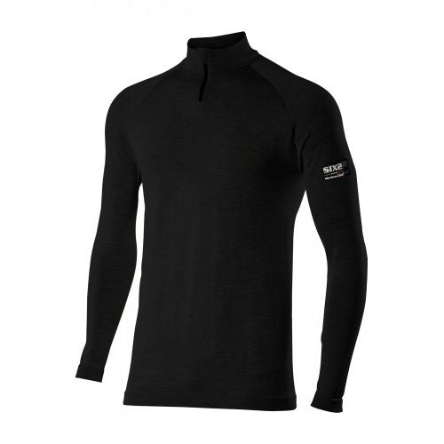 Underwear SIX TS13 MERINOS Long Sleeve Black