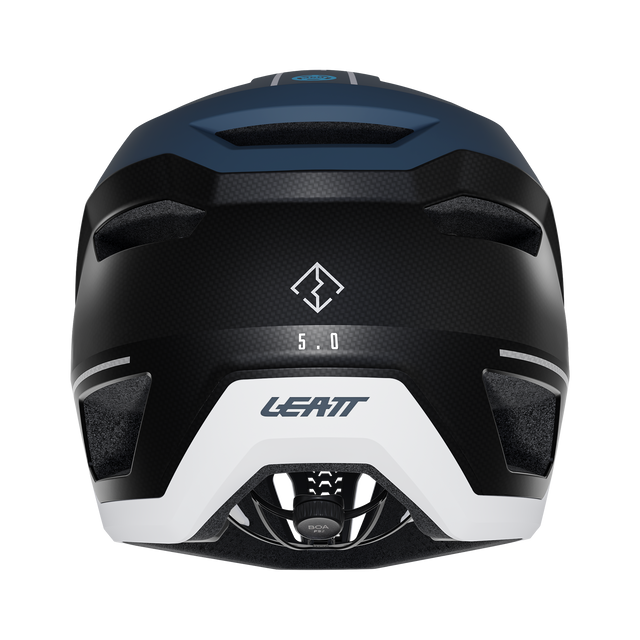 Kask LEATT GRAVITY 5.0 MTB niebieski/biały