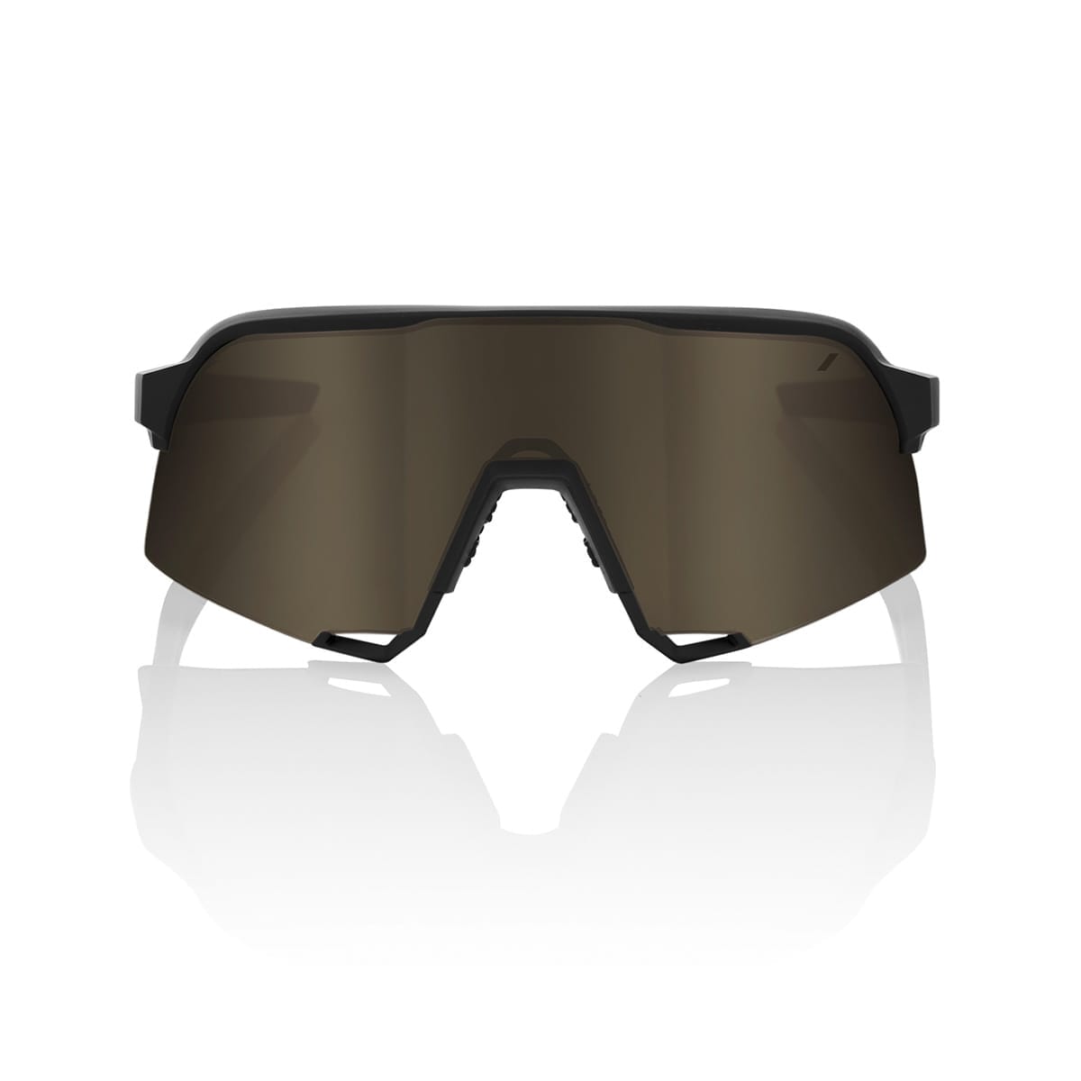 100% S3 Black Mirror Gold Glasses