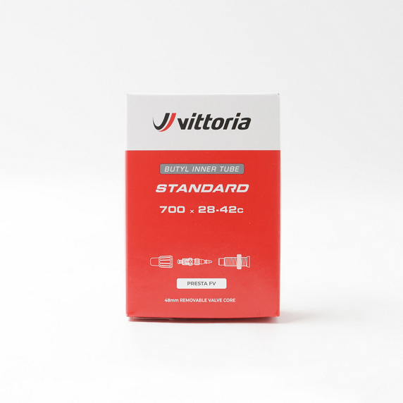Dętka VITTORIA STANDARD 700x28/42c z butylu, z zaworem Presta