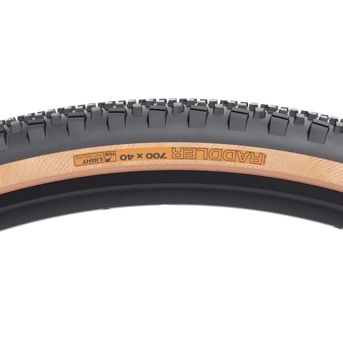 Opona WTB RADDLER TCS LIGHT 700x40c Tubeless Ready Beige