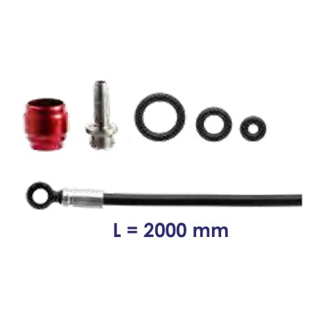 Zestaw węży ELVEDES do SRAM 2m Banjo + części