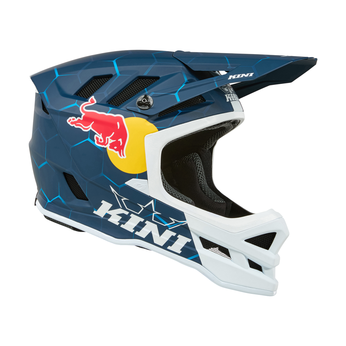 Kask O'NEAL DHC KINI RED BULL 1.0 biały/niebieski