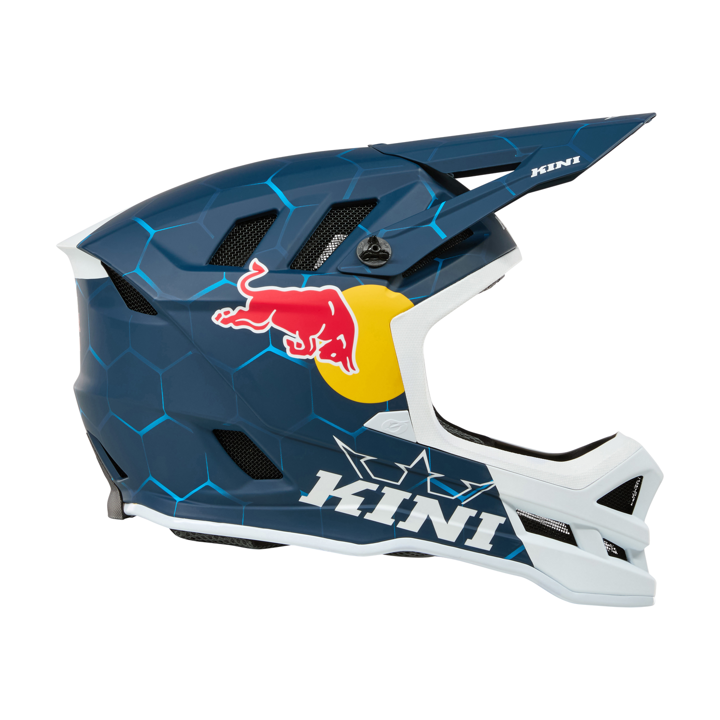 Kask O'NEAL DHC KINI RED BULL 1.0 biały/niebieski