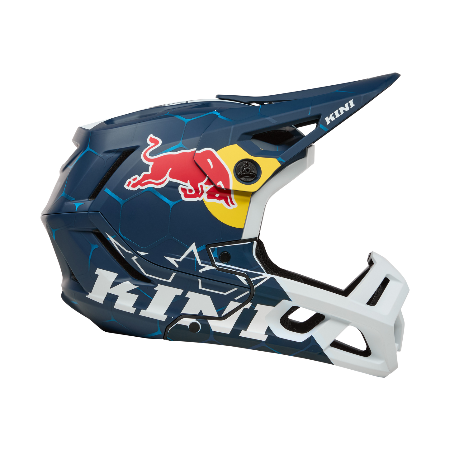 Kask O'NEAL EC KINI RED BULL 1.0 biały/niebieski