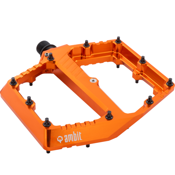 AMBIT Breach Large Orange flat pedals