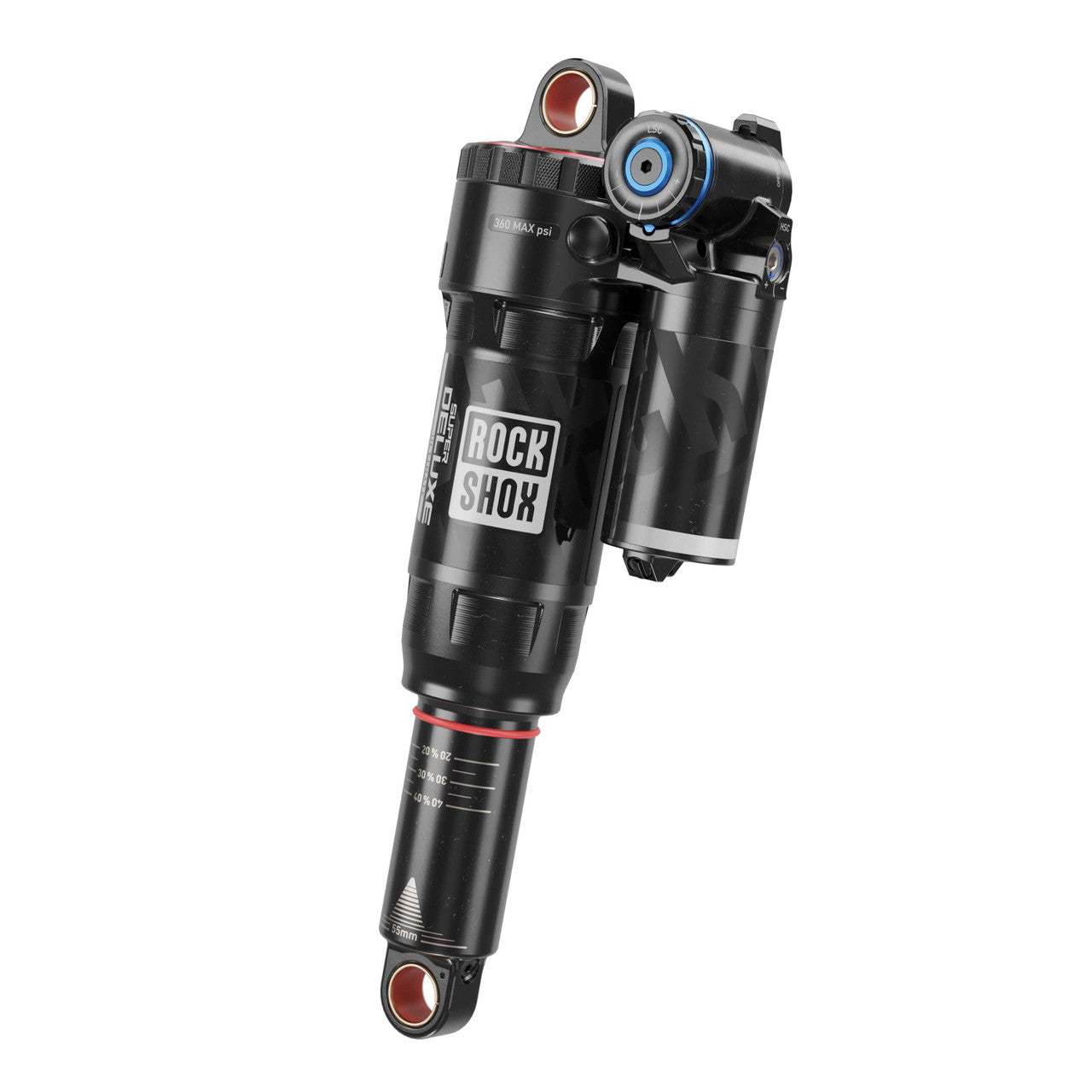 ROCKSHOX SUPER DELUXE ULTIMATE RC2T HBO DEBONAIR+ Linear XL shock absorber on bearing for Santa Cruz