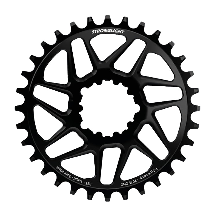 STRONGLIGHT SRAM SX/NX/GX/X01 BOOST 12V Direct Mount Offset 3mm Alu Mono Chainring