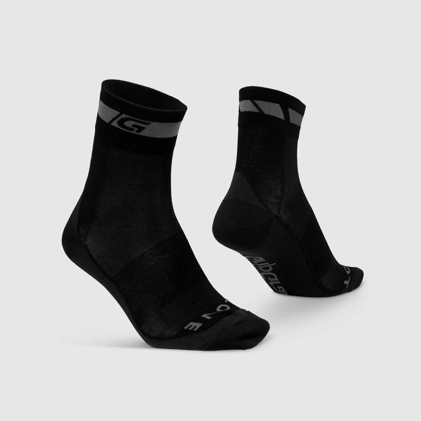 GRIPGRAB MERINO REGALAR Socks Black (x3)
