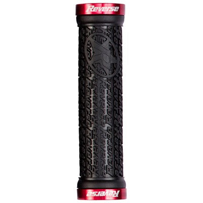 Uchwyty REVERSE COMPONENTS STAMP Lock-On Ø 30 mm czarny/czerwony