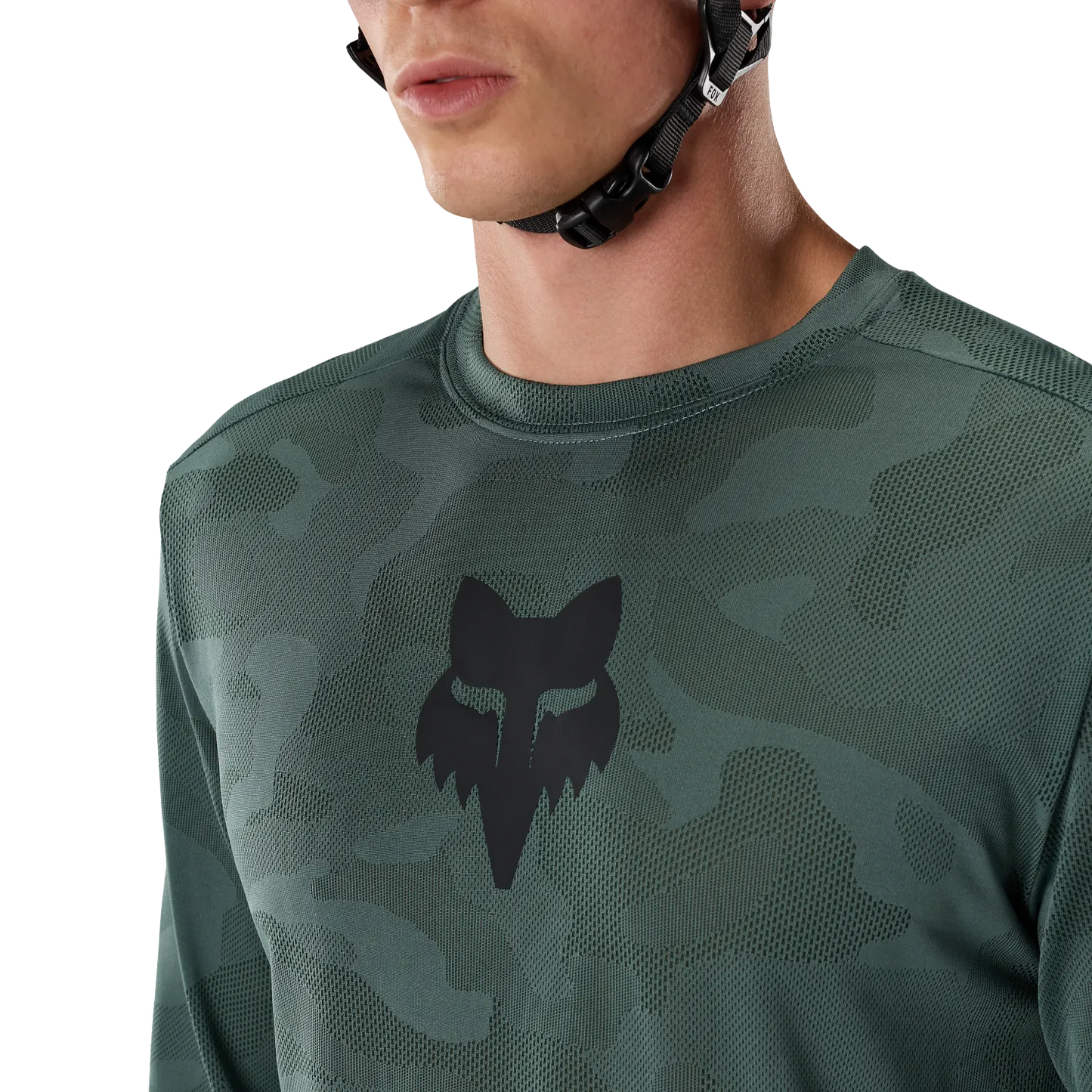 Koszulka FOX RANGER TRU DRI Długi Rękaw Szałwiowy