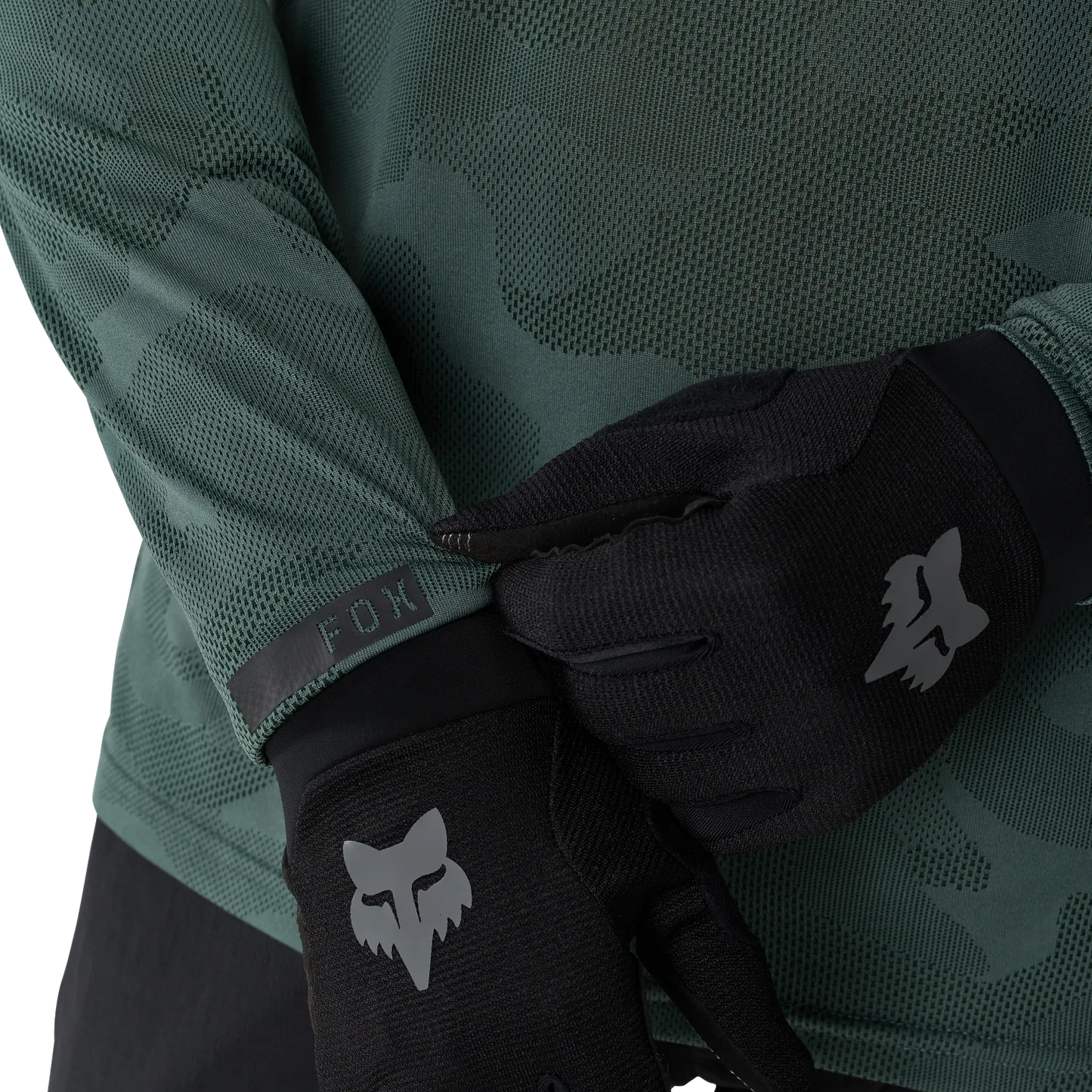 Koszulka FOX RANGER TRU DRI Długi Rękaw Szałwiowy