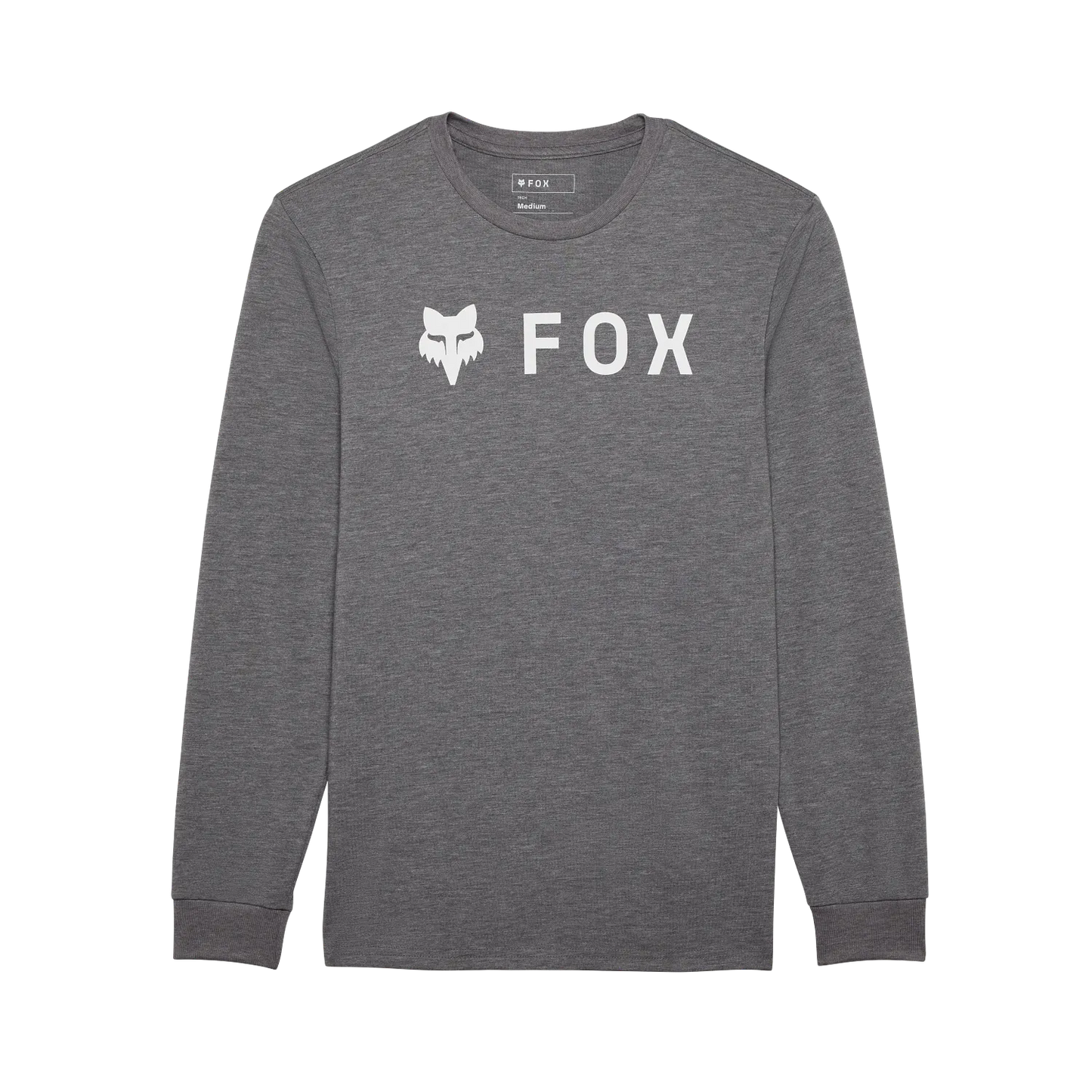 Koszulka techniczna FOX ABSOLUTE TRUDRI z długim rękawem grafitowo-szara