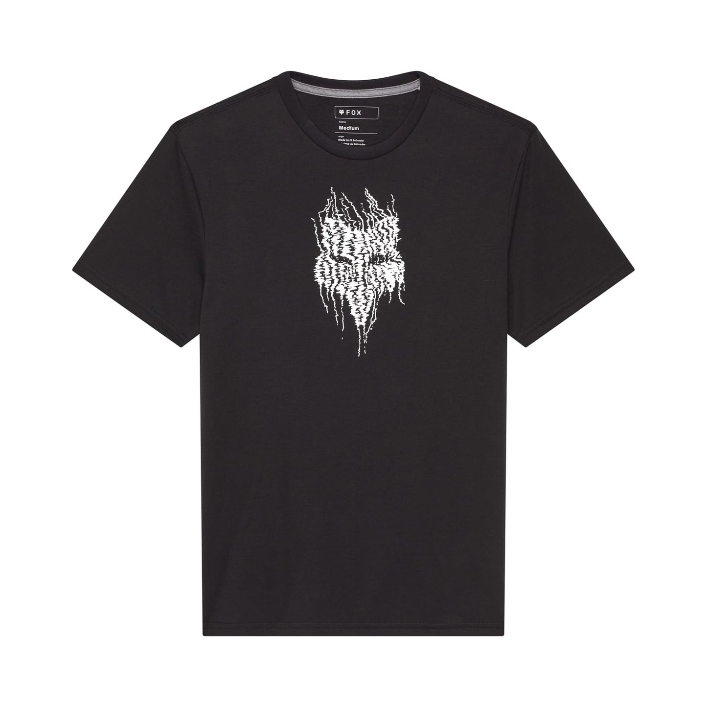 Koszulka z krótkim rękawem FOX BARK TECH TEE Black 2025