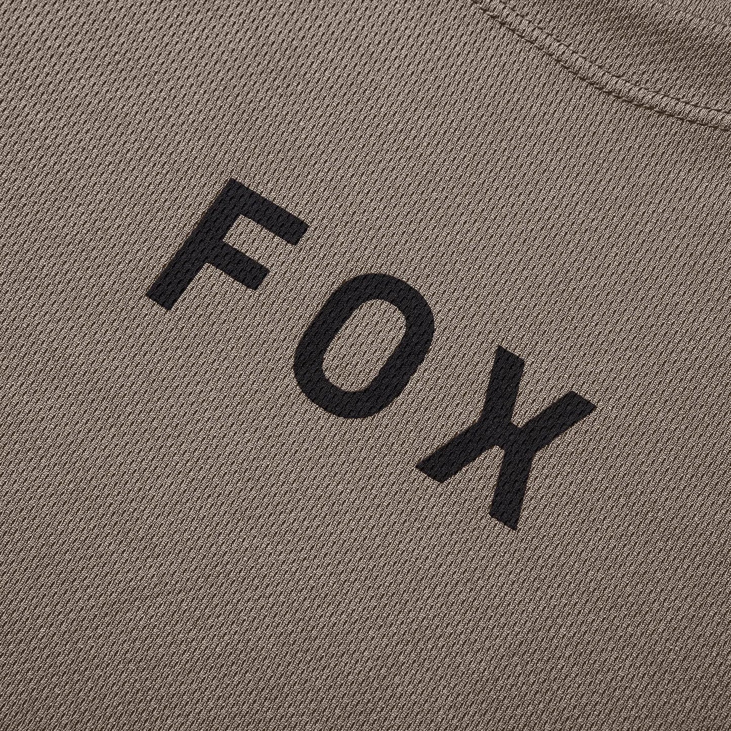 Koszulka z krótkim rękawem FOX RANGER WORDMARK brązowa gałka muszkatołowa