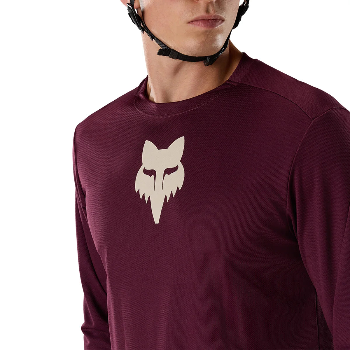 Koszulka FOX RANGER FOX HEAD Długi Rękaw Bordowa 2026