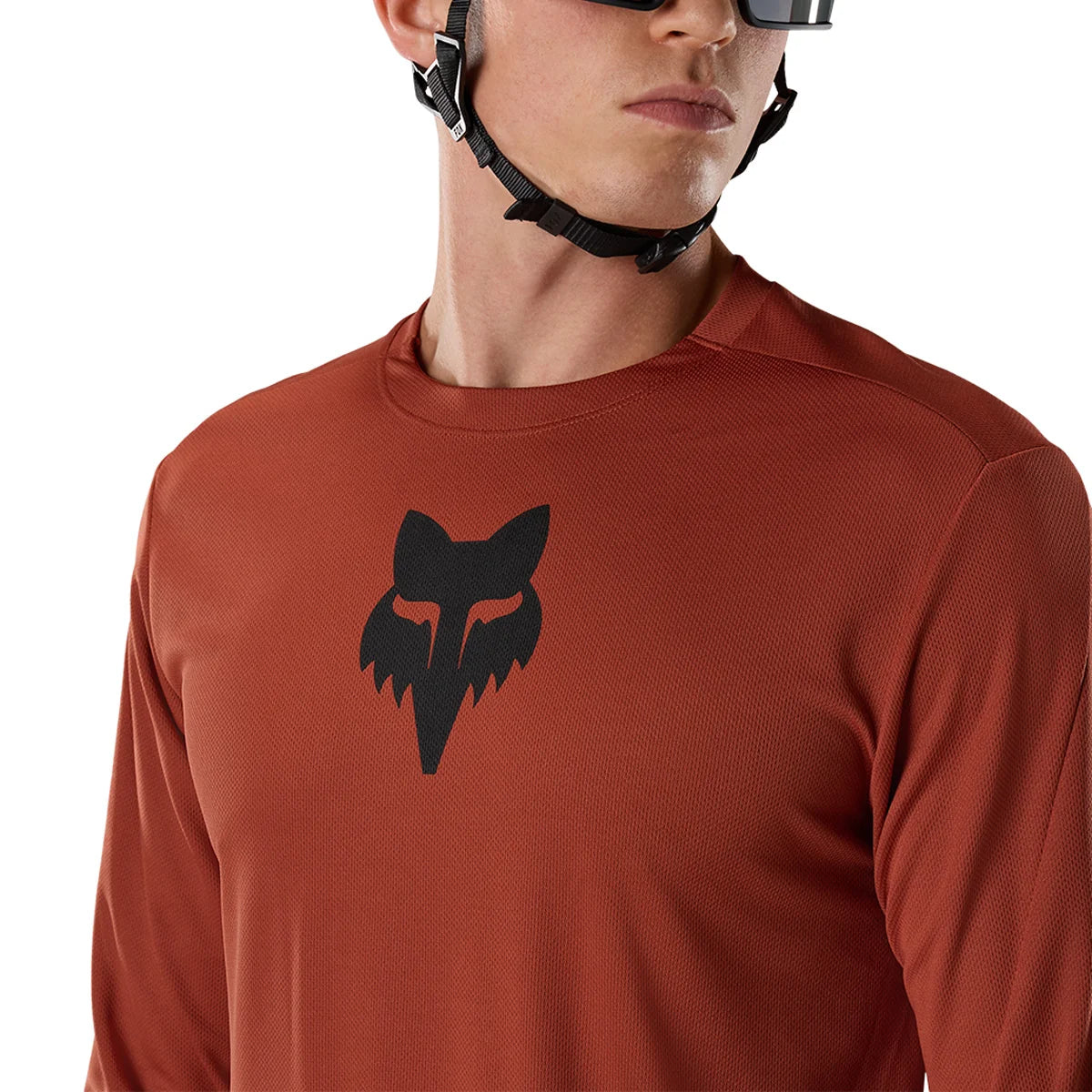 Koszulka FOX RANGER FOX HEAD Długi Rękaw Brązowa