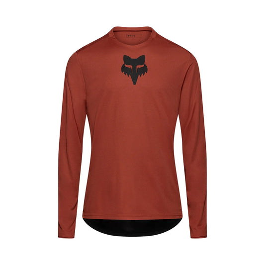 Koszulka z długim rękawem FOX RANGER FOX HEAD Brązowa