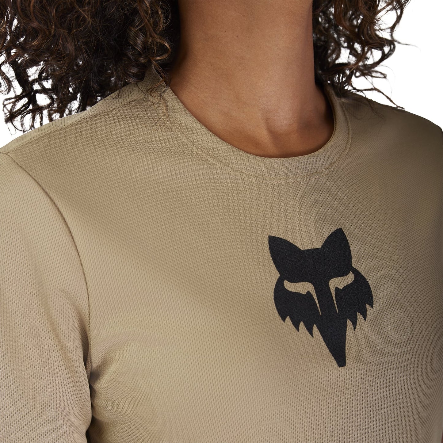 Koszulka damska FOX RANGER HEAD z krótkim rękawem Beige 2025