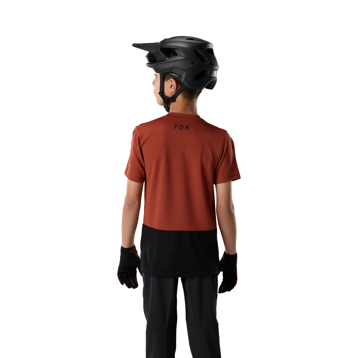 Koszulka rowerowa FOX RANGER FOX HEAD Junior Krótki Rękaw Acid Scarlet