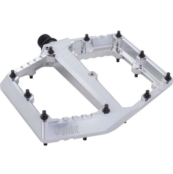 Płaskie pedały AMBIT Breach Medium Silver