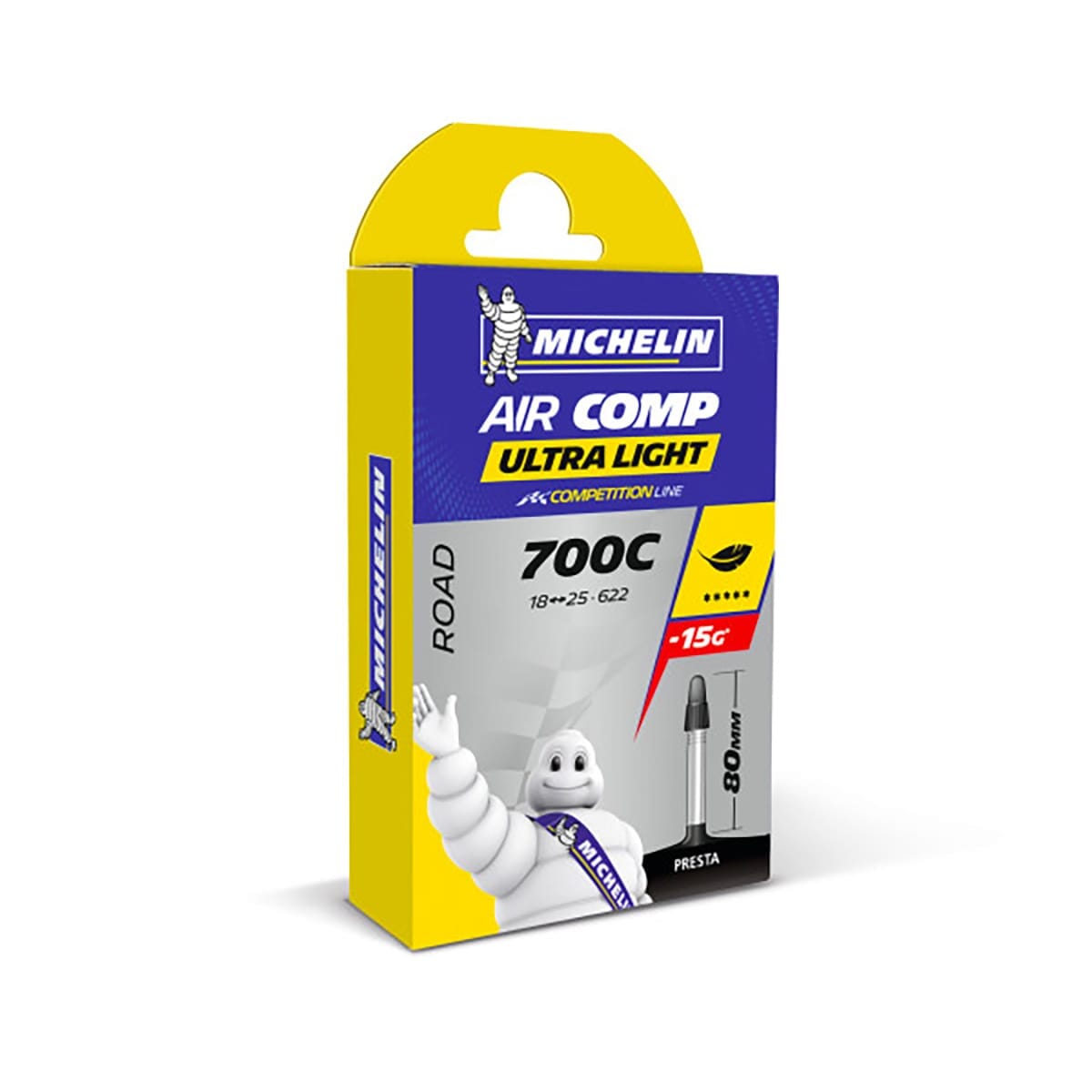 MICHELIN A1 AIRCOMP ULTRALIGHT dętka 700x18/25c Presta