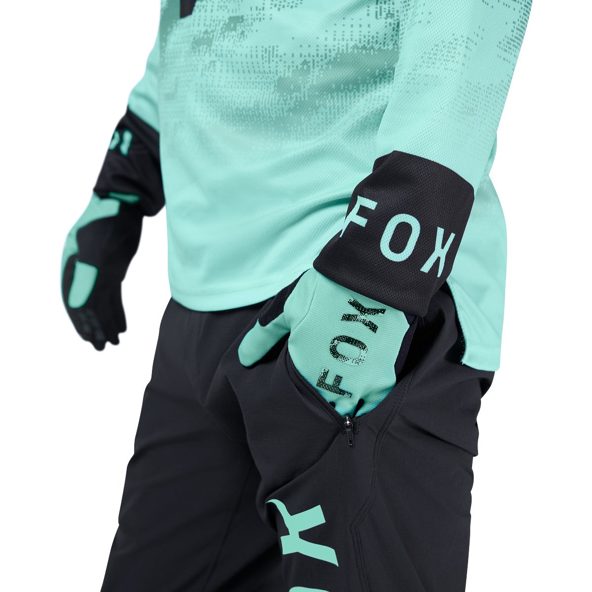 Spodnie FOX RANGER KAIROS czarny/niebieski