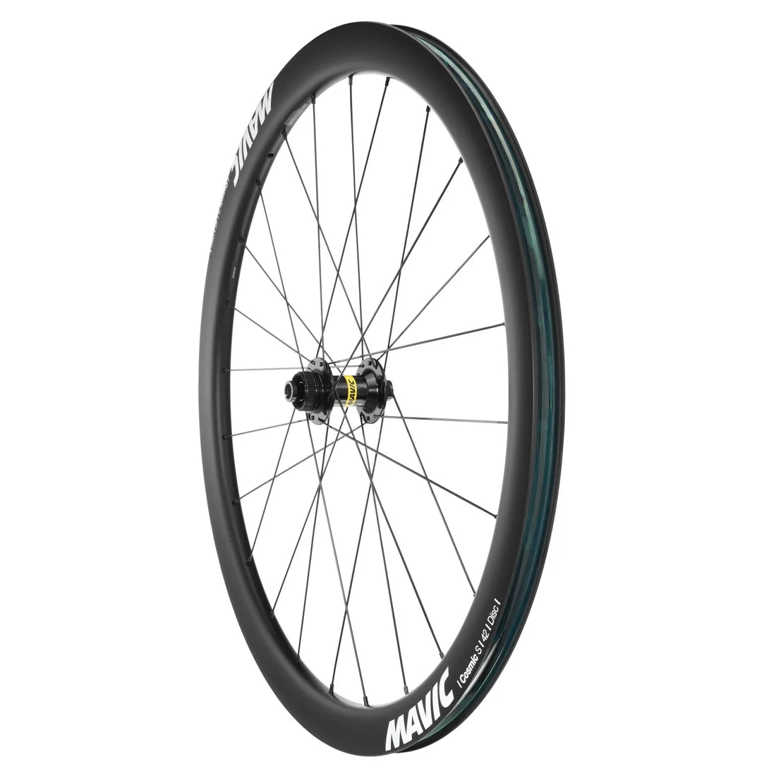 Para kół MAVIC COSMIC S 42 DISC przystosowanych do jazdy bezdętkowej (centralna blokada)