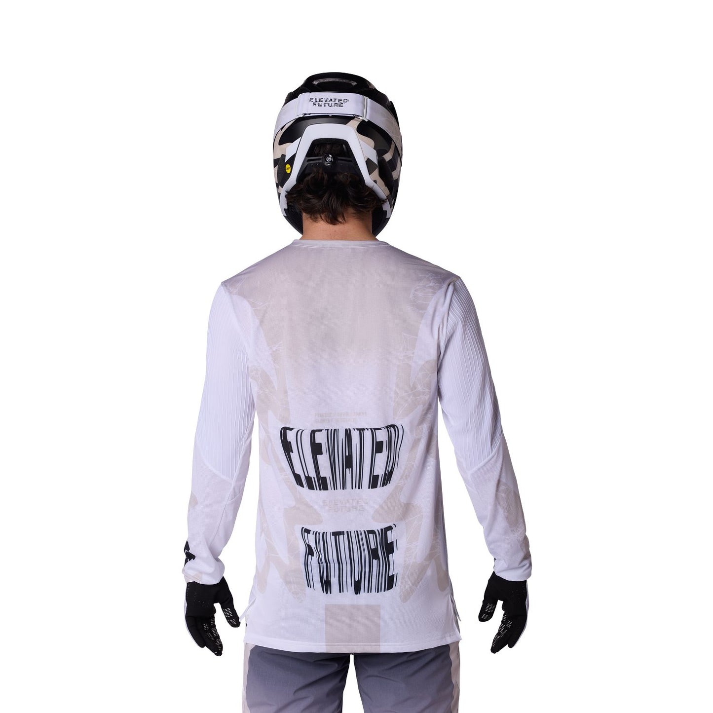 FOX FLEXAIR DIFFUSE SE Long Sleeve Jersey White