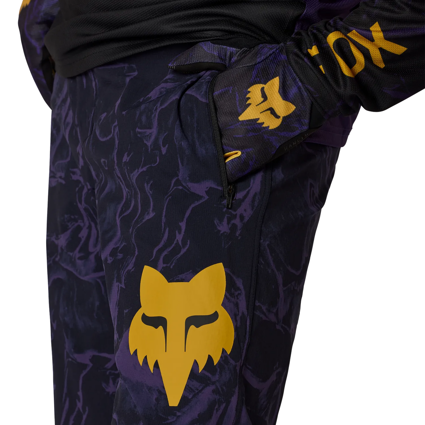 Spodnie FOX RANGER IMAGE PRINT Violet Plum