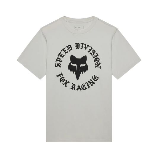 T-Shirt FOX BADGE 195 ORIGINAL Short Sleeve Light Grey