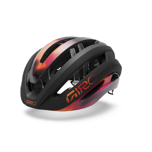 Kask Szosowy GIRO ARIES MIPS SPHERICAL Czarny/Pomarańczowy