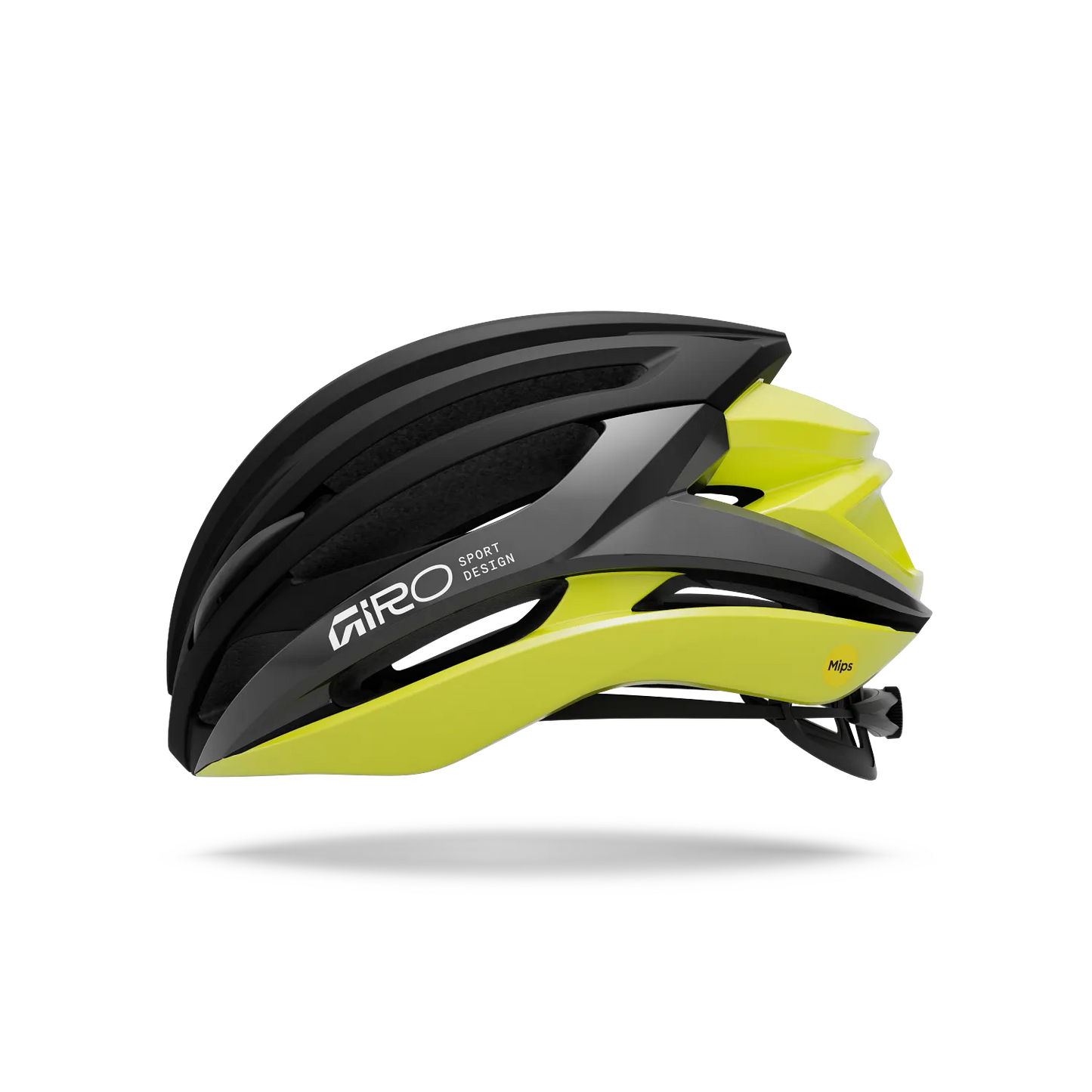 GIRO SYNTAX MIPS Road Helmet Black/Yellow Hi Viz