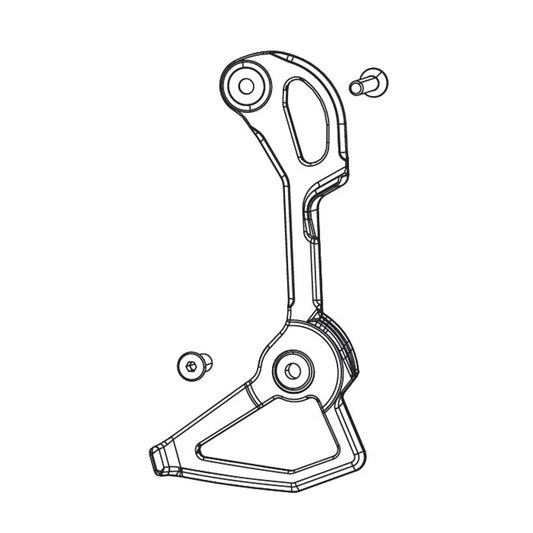 SRAM RED AXS E1 internal rear derailleur cage