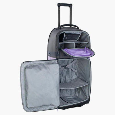 Torba podróżna EVOC WORLD TRAVELLER 125 L czarny/fioletowy