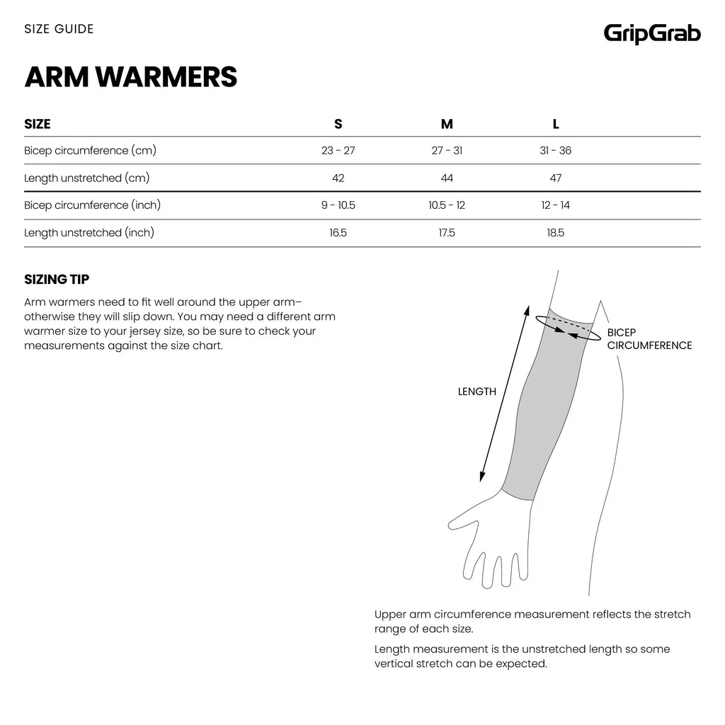 Rękawy GRIPGRAB UPF 50+ UV PROTECT białe
